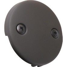 Aesco DTT105 Küvet Taşma Plakası, Yağ Ovuşturulmuş Bronz, Yağlı Bronz 3,19 x 3,19 x 2,31