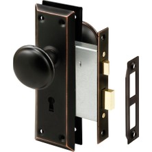 Aesco Products Bronze E 2495 Mortise Keyed Knob – Kırık Antik Kilit Setleri ve Daha Fazlası Için Mükemmel, 1-3/8 In-1-3/4 Inç Iç Kapılar
