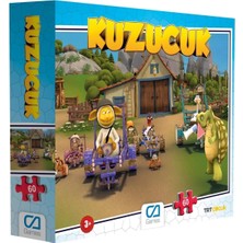 Aesco Kuzucuk Lisanslı 60 Parça 34X24CM Çocuk Puzzle Yapboz Serisi