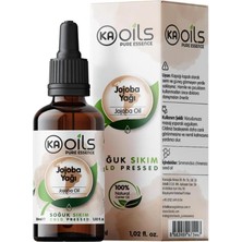 Aesco Jojoba Yağı 30 ml - Doğal ve Saf Soğuk Sıkım | Simmondsia Chinensis Oil | Aromaterapi Masaj Yağı, Cilt ve Saç Bakımı Için Ideal