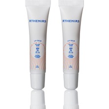 Aesco Lip Balm Anti Chap SPF15 Organik Çilek Aromalı Dudak Bakımı Çatlak Karşıtı 15 gr x 2 Adet