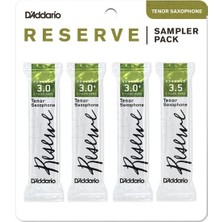 D'addario DRS-K30 Reserve Sampler Tenor Saksafon Kamışı No: 3.0 / 3.5 (Profesyonel) - Deneme Paketi | Iki Farklı Sertlikte Profesyonel Deneme Imkanı