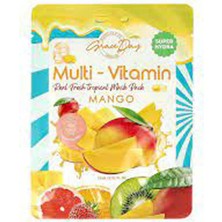 Aesco Grace Day Multivitamin Mango Yoğun Nemlendirici Kağıt Maske Grace Day Mango Sheet Mask (Vegan Maske)