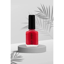 Aesco Narçiçeği Kırmızı Oje 13 - Yüksek Pigmentli Uzun Süreli Kalıcılık Hızlı Kuruma - Nail Lacquer 13