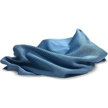 Aesco Secret Çok Amaçlı Mikrofiber Cam Bezi 50 x 60 cm - Mavi - Temizlik Bezi - Bilgisayar Bezi - Mikrofiber Ekran Bezi