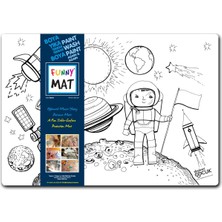 Aesco Akademi Çocuk Mat 4 Lü Set 1 (Dinozorlar Çağı, Uzay, Iş Makineleri Taşıtlar)