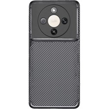 Prolysus Honor Magic8 Lite Kılıf Karbon Fiber Desenli Silikon Kılıf