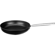 Aesco Titanium 26CM Tava, Çelik Sap Siyah
