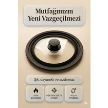 Culiq Kademeli Universal Cam Tencere Kapağı (Kademeli)