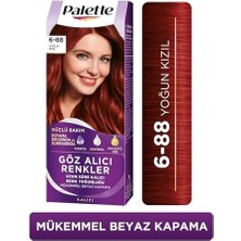 Aesco Yoğun Göz Alıcı Renk Saç Boyas 6-88 Yoğun Kızıl