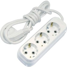 İNWATT Ara Kablo Uzatma 3'lü Priz - 3 Metre Elektrik Ara Kablo