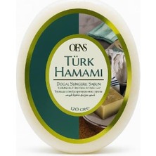 Aesco Türk Hamamı Süngerli Sabun Banyo ve Duş Için Kokulu 120 gr