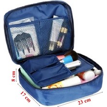 Aesco Ecoform Su Geçirmez Organizer Seyahat Kozmetik Makyaj Çantası Lacivert