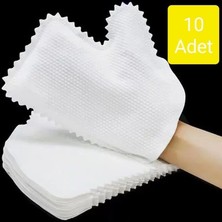 Aesco A1 Mikrofiber Temizlik Eldiveni, 10 Adet, Çok Amaçlı Toz Alma ve Temizleme, Islak Kuru Kullanım