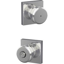 Aesco F40 Bwe 625 Col Bowery Topuz Collins Yatak ve Banyo Gizlilik Kapı Kilidi, Parlak Krom