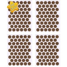 mobilyap 200 Adet Koton Latte Yapışkanlı Yapıştırma Vida Tapası Tıpası 14 mm Vida Kapatıcı Kapağı
