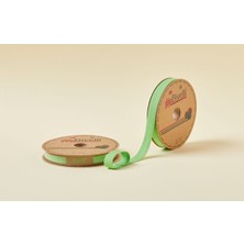 Akıllı Durak Biye Koton Katlı D09 Yeşil 2 cm 25 Metre %65 Koton %35 Polyester