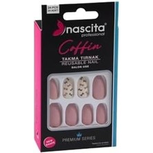 Aesco 24'lü Coffin Renkli Takma Tırnak - 145