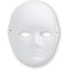 Aesco - Boyanabilir Beyaz Maske 1 Adet