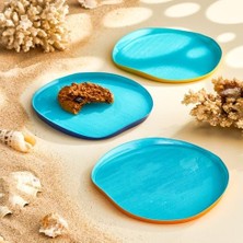 Aesco Voyage Cam 6'lı Pasta Tabağı 21 cm