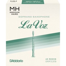 D'addario RIC10MH La Voz Soprano Saksafon Kamışı Medium Hard Sertlik (Profesyonel/caz) - 10'lu Paket | Orta Sert, Esnek Yapı ve Güçlü Projeksiyon