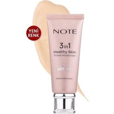 Aesco 3 In 1 Healthy Skin Light Tinted Moisturizer 50 Spf Renk Ton Eşitleyici Aydınlatıcı Krem, 00 Açık Ton