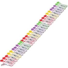 Aesco Papatya Desenli Silikon Mandal, Beyaz, 30 Adet