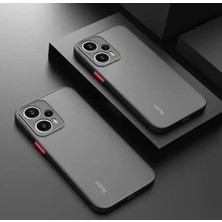 Fibaks Redmi Note 12 Pro 5g Kılıf Mat Parmak Izi Yapmaz Kamera Korumalı Renkli Tuşlu Kap