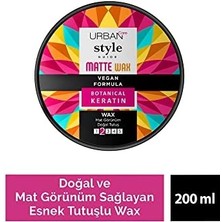 Aesco Style Guide Doğal ve Mat Görünüm Sağlayan Esnek Tutuşlu Wax 100 Ml- Vegan