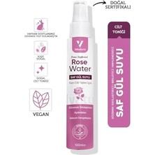 Aesco Gül Suyu Gözenek Sıkılaştırıcı Aydınlatıcı ve Arındırıcı TONIK%100 Doğal ve Saf 100 ml