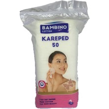 Aesco 50'li Kare Makyaj Temizleme Pamuğu