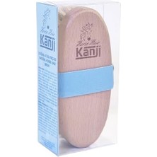 Aesco %100 Doğal At Kılı Masaj ve Kuru Fırçalama Için Bebe Mavi Kemerli Vücut Peeling Selülit Fırçası