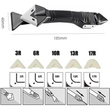 Aesco Emey Derz Temizleyici Silikon Kazıyıcı ve Slikon, Derz,alçı Sürme Aparatı 3 Ü 1 Arada Sıyırıcı ve Uygulayıcı Aparatı, Derz Silikon Kazıyıcı Uygulayıcı