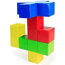 Aesco Manyetik Blok Klasik Renkler - 24 Mıknatıslı Küp