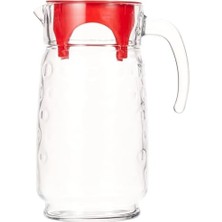 Aesco Rings Kapaklı Sürahi Kırmızı