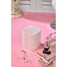 Aesco Deconox Aynalı 4 Katlı Kare Takı ve Makyaj Organizeri