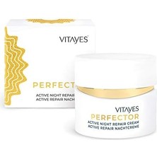 Aesco Perfector Yaşlanma Karşıtı Yoğun Nemlendirici Gece Kremi Dna Onarım Mekanizmasını Uyaran Etkili Formül, 50 ml