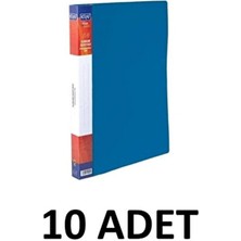 10 Adet Kraf 20 Yaprak Sunum Dosyası Mavi