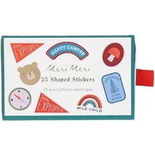 Aesco - Kamp Die-Cut Stickers - 25 Adet