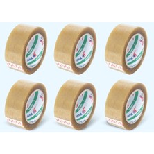 Aesco 45 mm x 100 mt Solvent Akrilik Koli Bandı 6 Adet