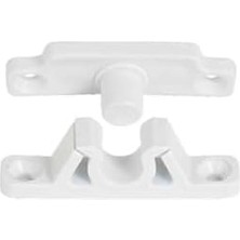 Aesco Sineklik Çıt Çıt, Beyaz 12 Adet (24 Adet Akıllı Montaj Vidası Ile Birlikte)