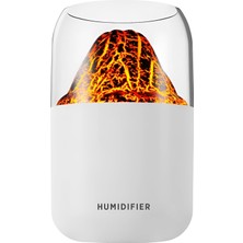 Aesco Yanardağ Tasarım Işıklı ve Fonksiyonlu, Ferahlatıcı ve Ideal Nem Dengeleyici, Sessiz Çalışma Özellikli Taşınabilir Oda Nemlendirici