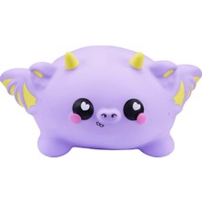 Smooshzees Büyük Snugzees Squishy Figür S1 MH002001 Mor Ejderha Puffin