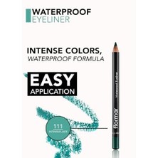 Aesco Uzun Süreli Kalıcı Etki Suya Dayanıklı Göz Kalemi Yeşil Waterproof B.q.white