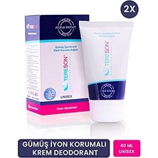 Aesco Teresongümüş Iyon Korumalı Krem Deodorant (40 Ml)
