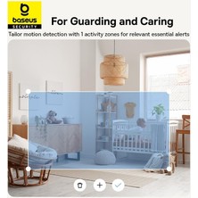 Aesco Security P1 Pro Iç Mekan 3k Wi-Fi Kamerası – Yapay Zeka Algılama, 360° Dönebilme, Gece Görüşü, 256GB’A Kadar Microsd Kart Desteği ve Sesli Asistan Uyumluluğu,dijital Zoom – Beyaz