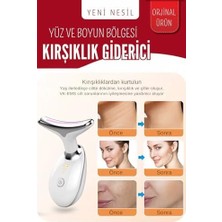 Aesco Vooka Yüz ve Boyun Kırşıklık Giderici Ems Güzellik Cihazı Gıdık Sarkma Kırışıklık 3 Modlu