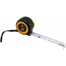 Aesco Şerit Metre Paslanmaz 5m x 33 Ft Otomatik Tuşlu Ölçüm Metresi 1410