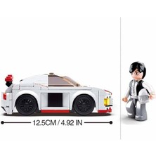 Aesco Car Club Yarış Arabası, Beyaz Yapım Seti, 152 Parça