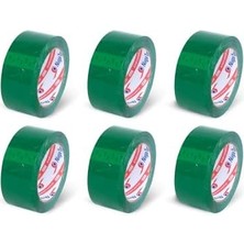 Aesco 45 mm x 100 mt Yeşil Koli Bandı 6 Adet